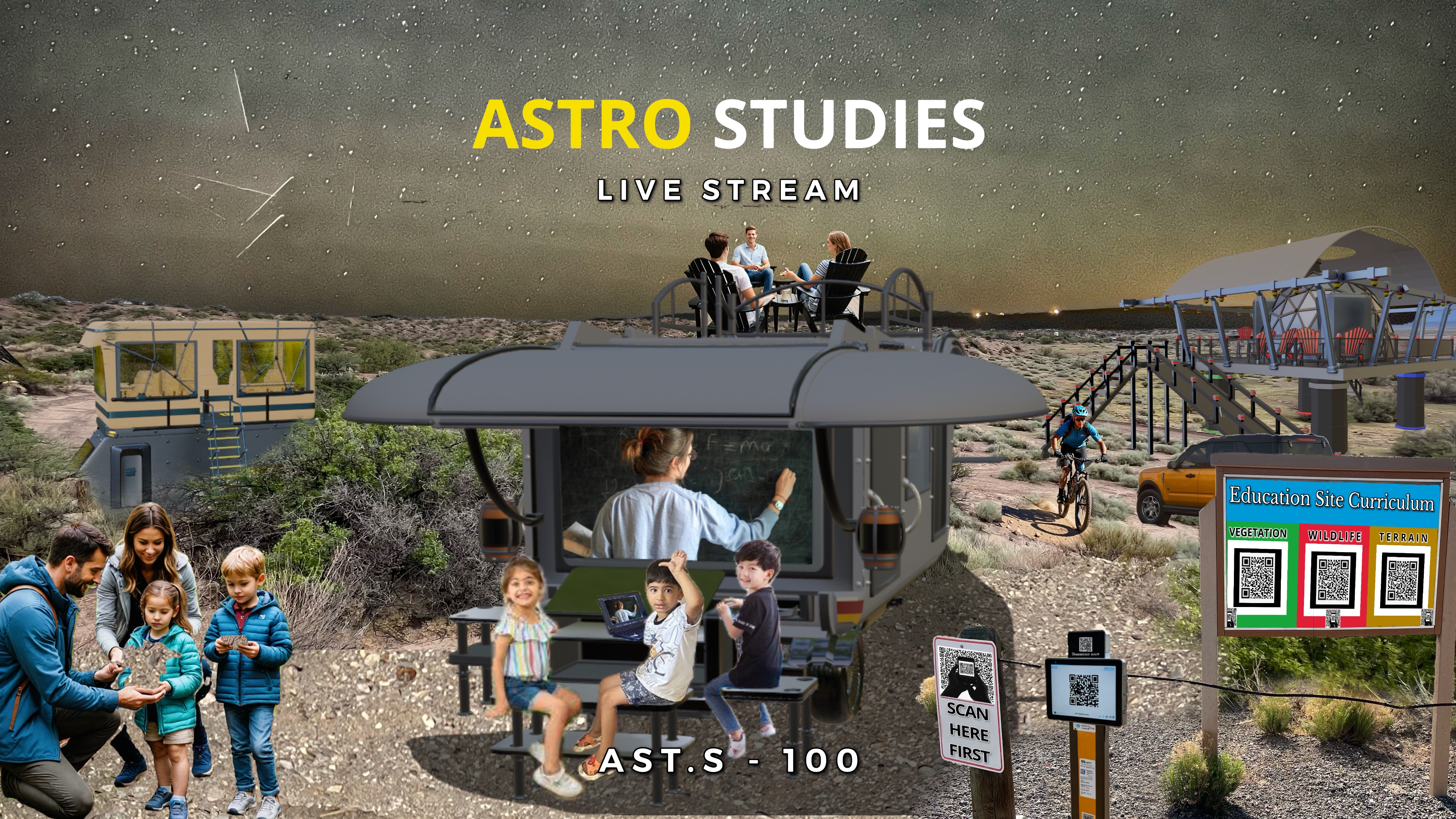 Astro Studies AST.S-100 — Location Based Education concept rendering