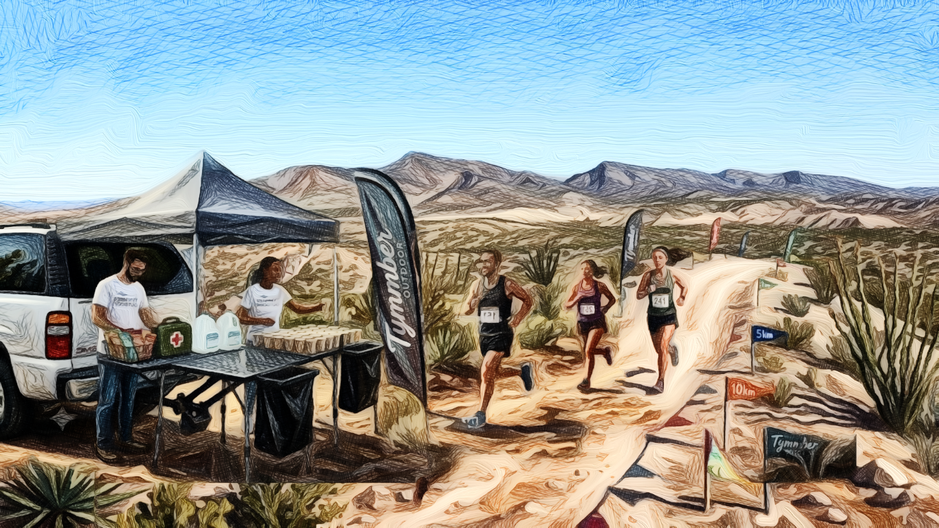 Tymmber Adventur · RAAK Aid Station · Trail race · New Mexico terrain