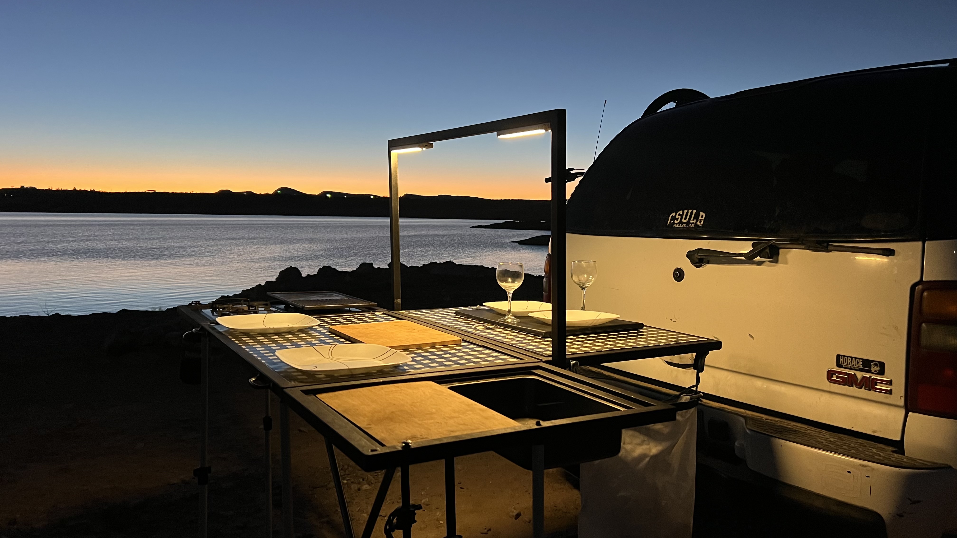 RAAK Full Kitchen at sunset